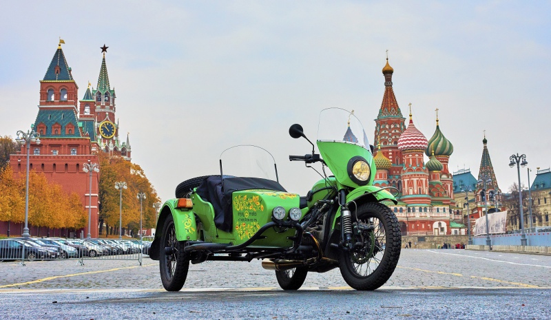 Golden Ring tour by Ural motorcycles